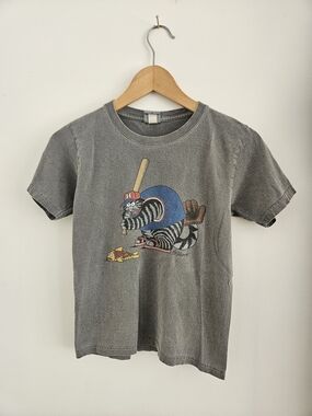 Vintage Crazy Shirts Cat Shirt Baseball Fish B Kliban Double Sized